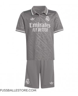 Günstige Real Madrid 3rd trikot Kinder 2024-25 Kurzarm (+ Kurze Hosen)